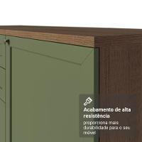 Armário De Cozinha Compacta 180 Cm Vik Madesa 02 Rustic/verde - 9
