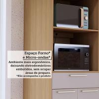 Paneleiro 70cm 4 Pts 1 Gav C/ Nicho Micro-ondas Elegance Luc Freijó/cinammon - 7