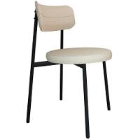 Cadeira De Jantar Estofada Kit 8 Nyka M25 Linho Areia - Mpozenato - 5