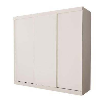 Guarda Roupa 3 Portas De Correr 4 Gavetas Itália Minastex Branco