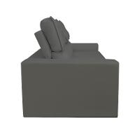 Sofá Reclinável Retrátil 3 Lugares Luxo C- Molas Balaqui Cinza - 9