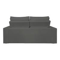 Sofá Reclinável Retrátil 3 Lugares Luxo C- Molas Balaqui Cinza - 10