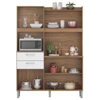 Kit Cozinha Compacta 6 Portas 2 Gavetas Harmonia D02 Amendola/branco - Mpozenato - 3