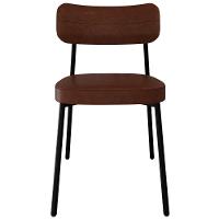 Cadeira De Jantar Estofada Kit 8 Ella M25 Sintético Marrom - Mpozenato - 6