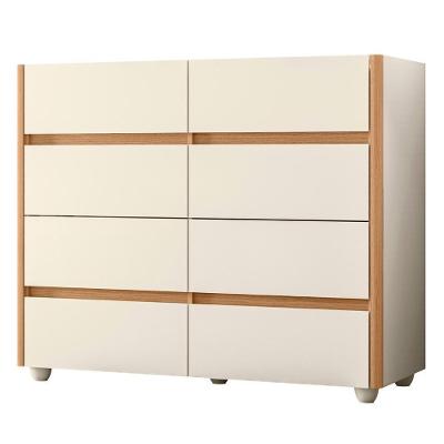 Cômoda Para Quarto 120cm Tampo Vidro Lynd A02 Off/freijó - Mpozenato