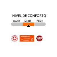 Cama Box Baú Casal: Colchão Molas Ensacadas Luckspuma MasterPocket Caribe + Base CRC Suede Brown(138x188) - 9