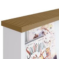 Cômoda Infantil 1 Porta 4 Gavetas Com Espelho House A05 Branco - Mpozenato - 3