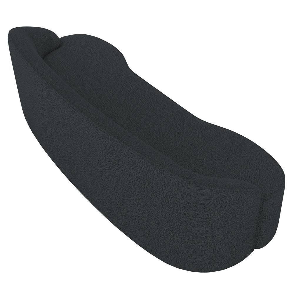 Sofá 3 Lugares Para Sala De Estar Living 180cm Theo D06 Bouclê Cinza Escuro - Mpozenato - 7