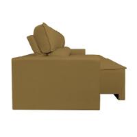 Sofá Reclinável Retrátil 2 Lugares Com Molas Balaqui Decor Capuccino - 8