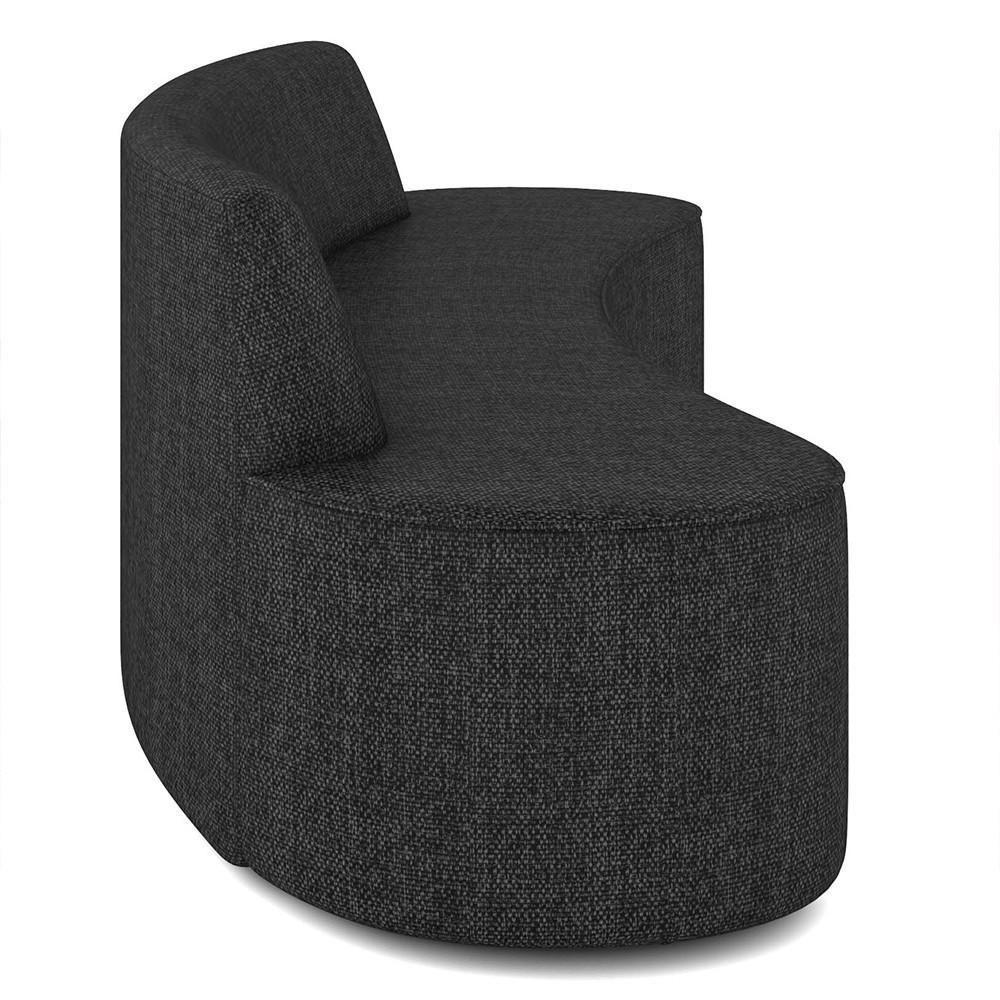 Sofá 5 Lugares Para Sala De Estar Living 280cm Koane D06 Linho Preto - Mpozenato - 5