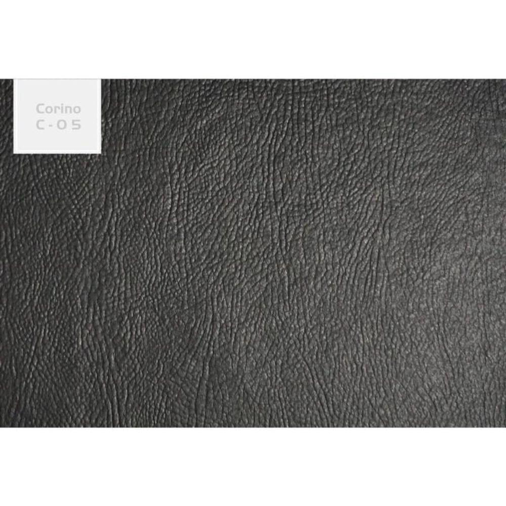 Sofá Atenas 3 Lugares 210cm C05 Corano Preto - Domi - 4