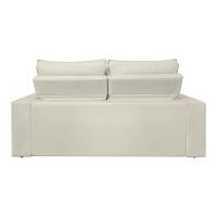 Sofá Reclinável Retrátil Luxo 2 Lugares C- Molas Balaqui Bege - 10