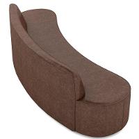 Sofá 5 Lugares Para Sala De Estar Living 300cm Koane D06 Facto Conhaque - Mpozenato - 7