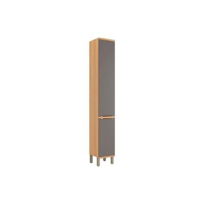 Paneleiro De Cozinha Modulado Sauvignon Com 2 Portas 35cm Amendoa-chumbo - Ronipa