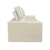 Sofá Reclinável Retrátil 3 Lugares Luxo C- Molas Balaqui Bege - 7