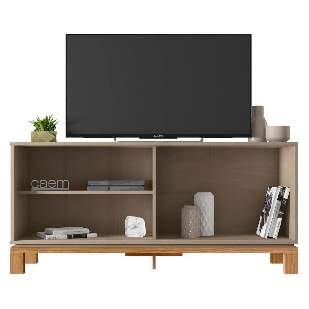 Rack Bancada Para Tv 45 Pol 136cm Lucca Areia/freijó C01 - Mpozenato - 5
