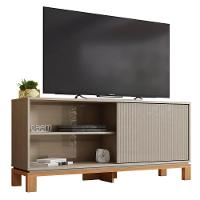 Rack Bancada Para Tv 45 Pol 136cm Lucca Areia/freijó C01 - Mpozenato - 1