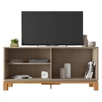 Rack Bancada Para Tv 45 Pol 136cm Lucca Areia/freijó C01 - Mpozenato - 5