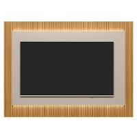 Painel Para Tv Suspenso 70 Pol 200cm Real L06 Tauari/off White Fosco - Mpozenato - 5