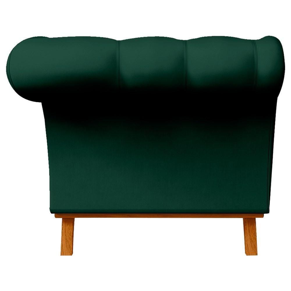 Sofá 150cm 2 Lugares Base Madeira Império C-303 Veludo Verde Musgo - Domi - 6