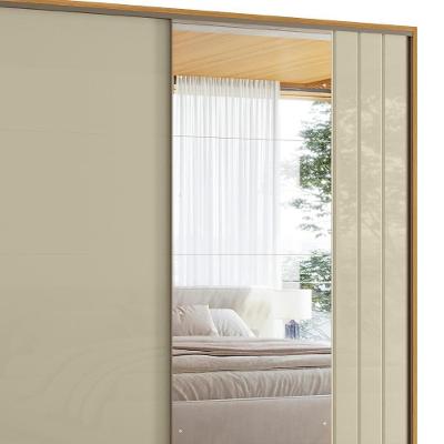 Guarda Roupa Casal Mya Opala-Cumaru Z10 2 Portas de Correr 8 Gavetas Opala-Cumaru MDF