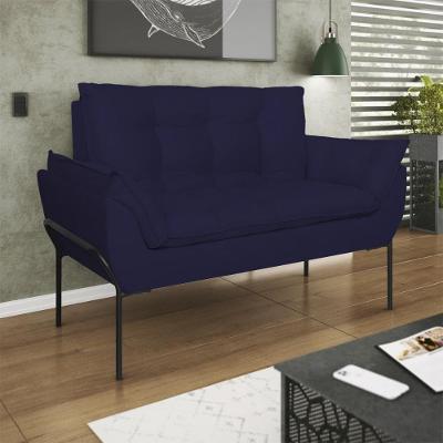 Namoradeira 2 Lugares Reforçada 2 Lugares Preto Balaqui Azul Marinho