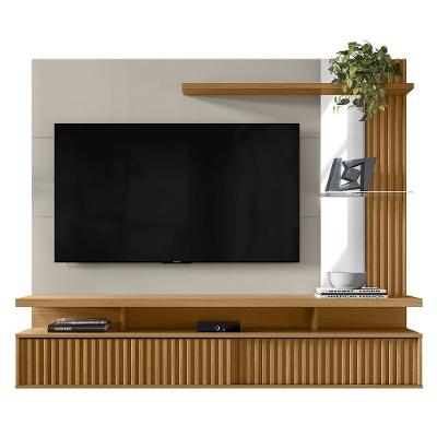 Painel Tv 60 Pol E Bancada Suspensa Cherry Nature/off L06 - Mpozenato