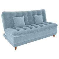 Sofa Cama 2 Lugares 185 Cm Duda Tecido Boucle F495 Milani Store Azul - 1