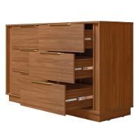 Cômoda 6 Gavetas Giardino Nogueira Touch Demobile - 5