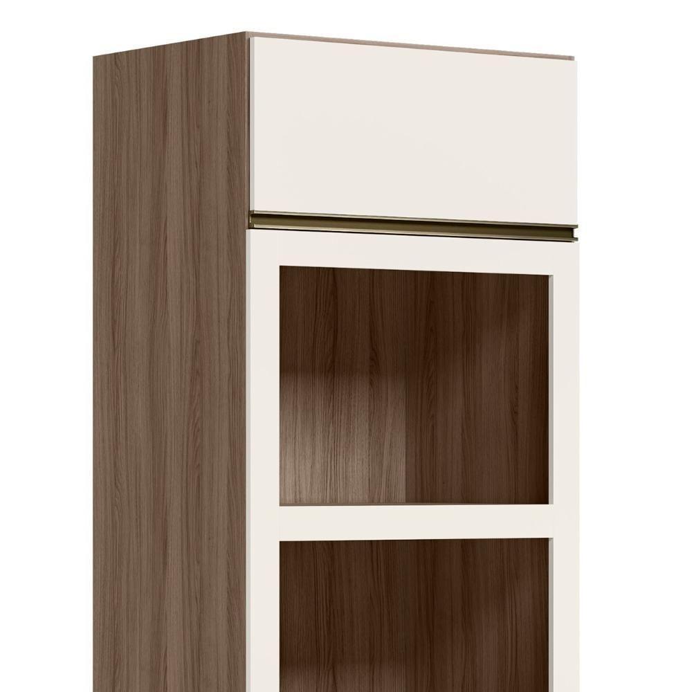 Paneleiro Torre Quente Duplo Maly N03 Carvalho/off White - Mpozenato - 5