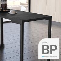 Mesa De Cozinha Bistrô Porto Preto 120cm Com 4 Banquetas Industriais Maviê Preto/branco - Mpozenato - 10