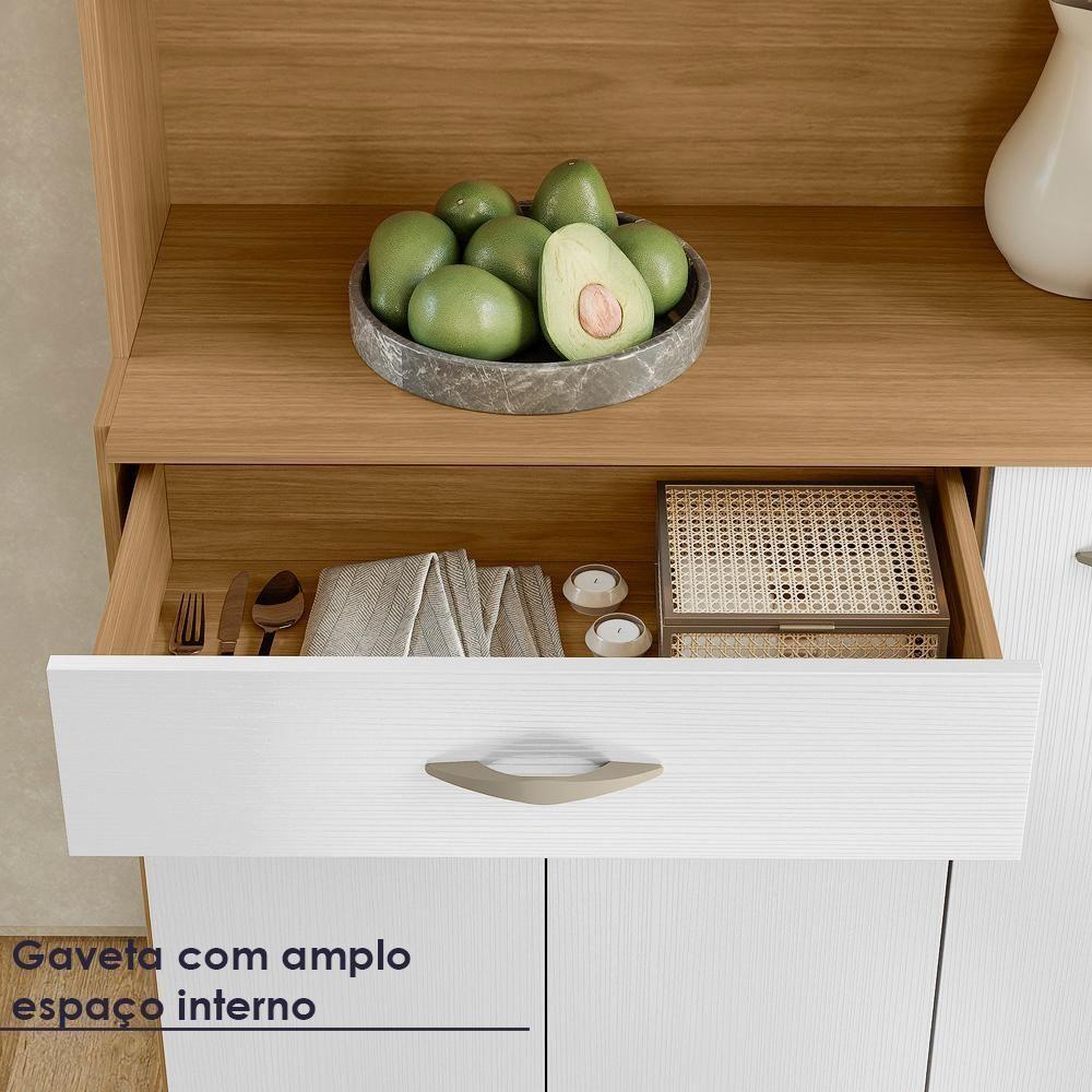 Kit Cozinha 6 portas 1 gavetas 91 Cm Golden Ktp Freijo Supremo - 8