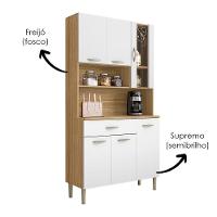 Kit Cozinha 6 portas 1 gavetas 91 Cm Golden Ktp Freijo Supremo - 5