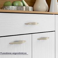 Kit Cozinha 6 portas 1 gavetas 91 Cm Golden Ktp Freijo Supremo - 7