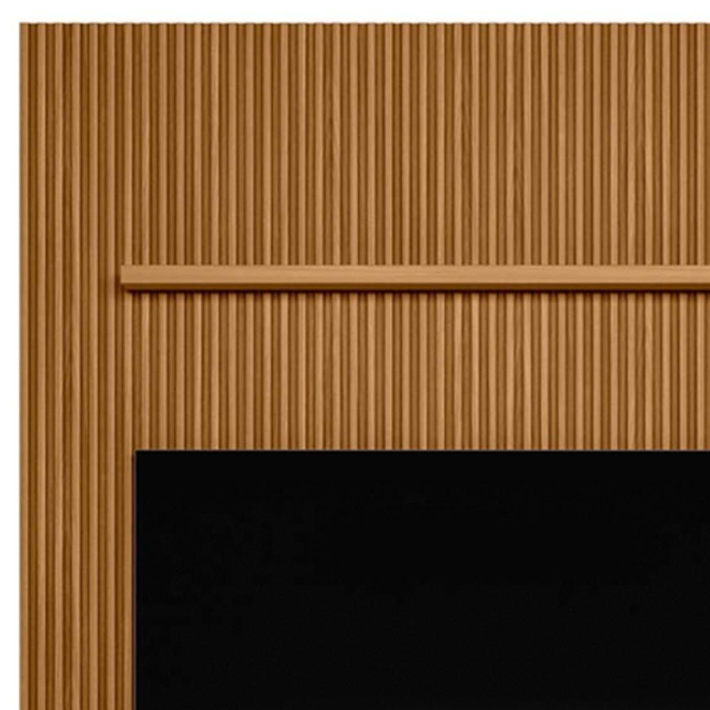 Painel Ripado Para Tv 75 Pol. Com Bancada 180cm Prime Plus L06 Nature/off White - Mpozenato - 6