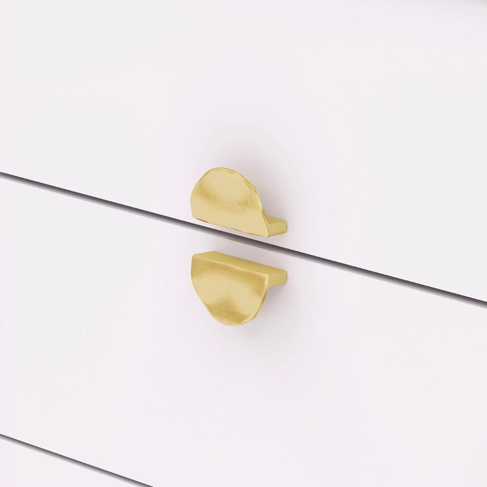 Cômoda Para Quarto 93cm Com Espelho Nara Flex Branco V02 - Mpozenato - 8