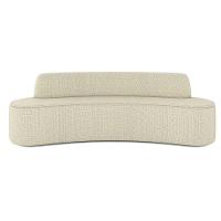 Sofá 3 Lugares Para Sala De Estar Living 210cm Koane D06 Linho Creme - Mpozenato - 6