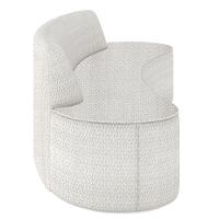 Sofá 2 Lugares Para Sala De Estar Living 150cm Koane D06 Bouclê Off White - Mpozenato - 5