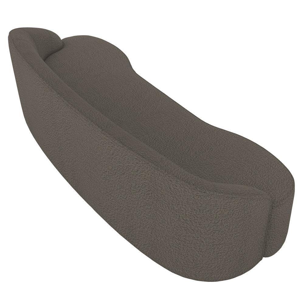 Sofá 3 Lugares Para Sala De Estar Living 180cm Theo D06 Bouclê Castor - Mpozenato - 7