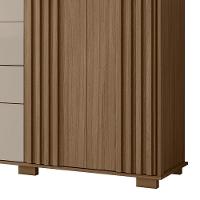 Cômoda Para Quarto 147cm Com 4 Gavetas Rusk Carvalho-fendi Z17 - Mpozenato - 6