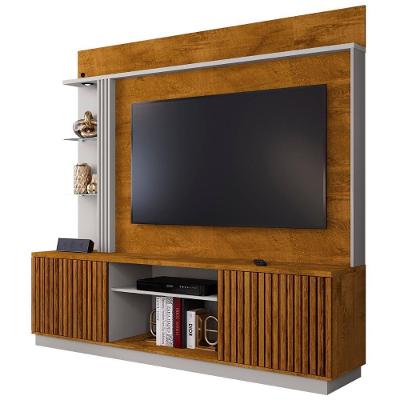 Estante Painel Para Tv 65 Pol 201cm Atlanta Naturalle-off - Bechara