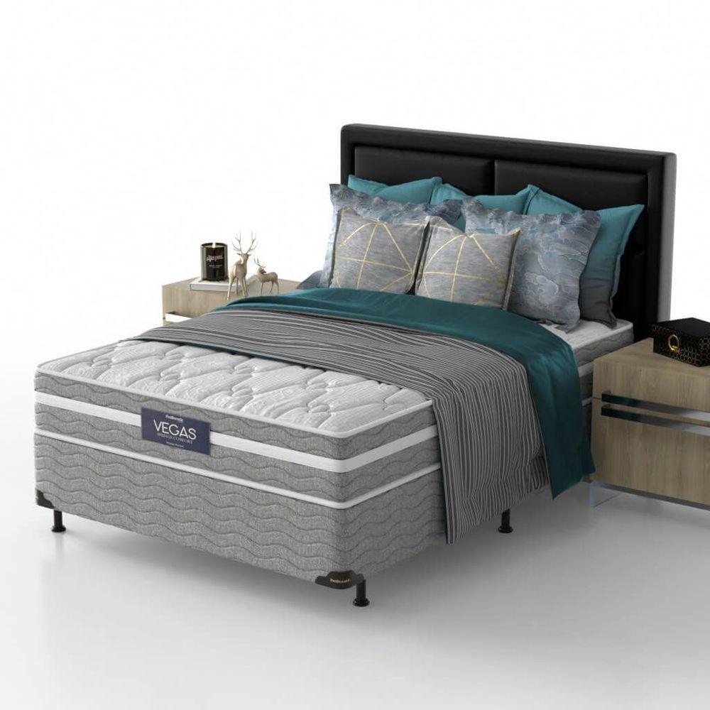 Conjunto Box Casal Mola Ensacada Prodormir Vegas Comfort (138x188x46cm) - 7
