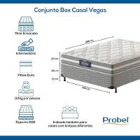 Conjunto Box Casal Mola Ensacada Prodormir Vegas Comfort (138x188x46cm) - 8