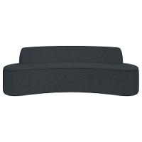 Sofá 5 Lugares Para Sala De Estar Living 280cm Koane D06 Bouclê Cinza Escuro - Mpozenato - 6