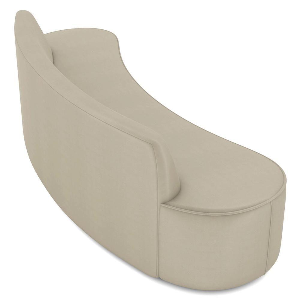 Sofá 4 Lugares Para Sala De Estar Living 230cm Koane D06 Facto Pérola - Mpozenato - 7