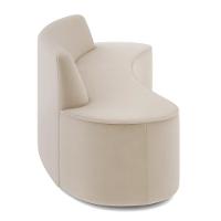 Sofá 3 Lugares Para Sala De Estar Living 210cm Koane D06 Veludo Creme - Mpozenato - 5