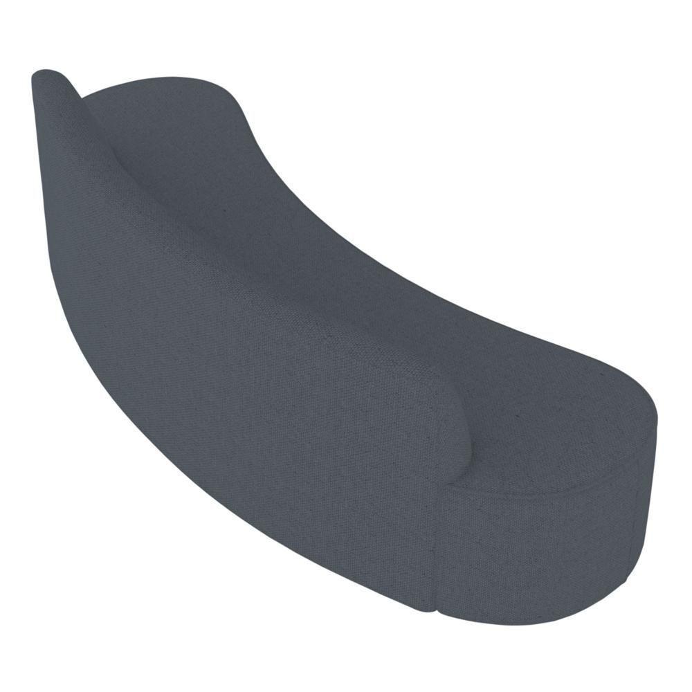 Sofá 4 Lugares Para Sala De Estar Living 260cm Koane D06 Linho Mescla Chumbo - Mpozenato - 7