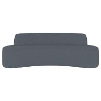 Sofá 3 Lugares Para Sala De Estar Living 210cm Koane D06 Linho Mescla Chumbo - Mpozenato - 6