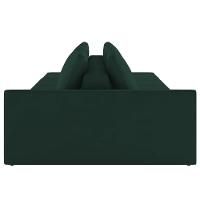 Sofá Ilha Modular Com Puff Para Sala Living 252cm Georgia Z08 Veludo Verde - Mpozenato - 6