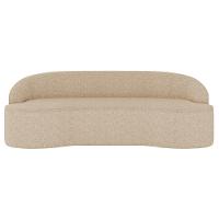 Sofá 5 Lugares Para Sala De Estar Living 280cm Theo D06 Linho Marfim - Mpozenato - 6